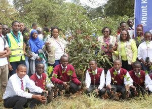 TREE PLANTING ON THE WORLD ENVIRONMENT DAY AT MANG'U HIGH SCHOOL ON 5 JUNE 2023